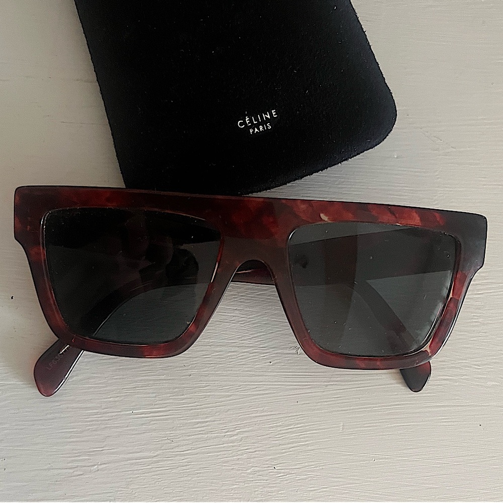 Celine Red Sunglasses